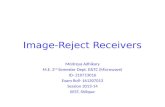 Image Reject Receivers