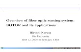Fibre Optic Sensors BOTDR and Its Applications