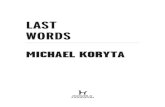 LAST WORDS - chapter extract
