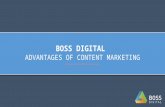 Importance of Content Marketing via Boss Digital