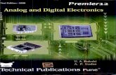 18 Analog and Digital Electronics U a Bakshi