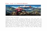 Far Cry 4 Cheatsheet