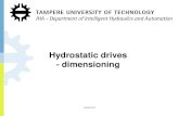 Hydrostatic Drive Dimensioning