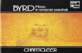 Byrd, Missa in Tempore Paschali (LAT-EnG)