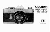 Canon TX Film Camera User Manual