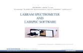 Training LabRAM Spectometer and Software