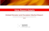 Global Elevator and Escalator Market Report: 2015 Edition - New Report by Koncept Analytics