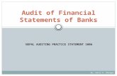Audit of Financial Statements of Banks by sunir k dhungel.pptx