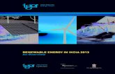 Renewable Energy in India 2013