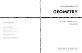 Introduction To Geometry - H S M Coxeter - (John Wiley & Sons - 2Nd Ed 1969 (1°Ed 1961) - Pp 486) Landscape