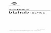 Bizhub185 165 Service Manual E Ver.1.2