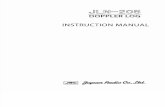 JLN-205 Speedlog Instruction Manual