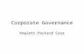 Corporate Governance Hewlett-Packard Case. Agenda Introductory Summary including Questions Character Sketches Basic Facts Quotes on Corporate Governance.
