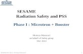 SESAME Radiation Safety and PSS Phase I : Microtron + Booster Morteza Mansouri on behalf of Safety group TAC 2013 1SESAME TAC 2013 : Morteza Mansouri.