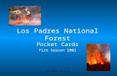 LPF DRAFT 04/29/02 Los Padres National Forest Pocket Cards Fire Season 2002.