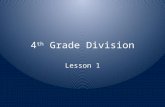 4 th Grade Division Lesson 1. Todays big idea is Multiplication and division are inverse operations and both can be represented using rectangular arrays.