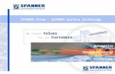 SPANNER Group – SPANNER Surface Technology We create Values for our Customers automotive renewable energy nano technology.