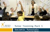 Tutor Training Part 1 Socratic Tutorials (revised 2010)