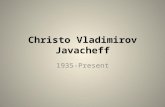 Christo Vladimirov Javacheff 1935-Present. Valley Curtain 12,780 square meters (142,000 square feet) of woven nylon fabric orange Curtain to its moorings.