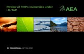 Dr. Robert Whiting – 16 th May 2012 Review of POPs inventories under LR-TAP.