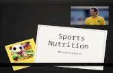 Sports Nutrition Macronutrients. Sports Nutrition The amount and type of food that we eat on a daily basis is very important to both health and performance.