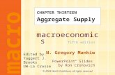 Macroeconomics fifth edition N. Gregory Mankiw PowerPoint ® Slides by Ron Cronovich macro © 2004 Worth Publishers, all rights reserved CHAPTER THIRTEEN.