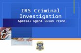 IRS Criminal Investigation Special Agent Susan Prine.