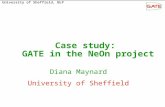 University of Sheffield, NLP Case study: GATE in the NeOn project Diana Maynard University of Sheffield.