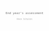 End year’s assessment Emre Schalen. Index - DFS - Happy Aging - Here I Am - Seminar - Tekenen - Keuzevak - Eigenwerk - Ondernemingen : Korea,Gamejam,Planet,Warmachine.