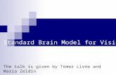 Standard Brain Model for Vision The talk is given by Tomer Livne and Maria Zeldin.