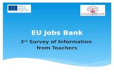 EU Jobs Bank 3 rd Survey of Information from Teachers.