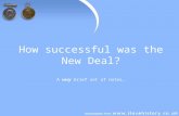 How successful was the New Deal? A very brief set of notes…