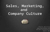 Sales, Marketing, and Company Culture Nikita Bernstein  NECINA Presentation April 2012.