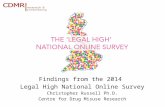 Findings from the 2014 Legal High National Online Survey Christopher Russell Ph.D. Centre for Drug Misuse Research.