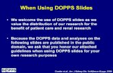 When Using DOPPS Slides. DOPPS Slide Use Guidelines.