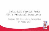 Individual Service Funds KEY’s Practical Experience Borders SDS Providers Consortium 2 nd April 2014 Created by KEY | All rights reserved | KEY, The Square,