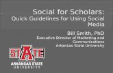 Bill Smith, PhD Executive Director of Marketing and Communications Arkansas State University.