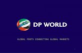 1 GLOBAL PORTS CONNECTING GLOBAL MARKETS. DP World - Vision, mission and values VISION Sustainable value through global growth, service and excellence.