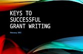 KEYS TO SUCCESSFUL GRANT WRITING February 2015. SOURCES – STATE AGENCIES Utah Department of Workforce Services (DWS) Utah STEM Action Center USOE Non-traditional.