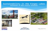 Sustainability in the Finger Lakes Geothermal at Hunt Country Vineyards.