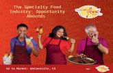 WEBINARS@WORK State of the Specialty Food Industry 2014 The Specialty Food Industry: Opportunity Abounds Go to Market: Watsonville, CA.