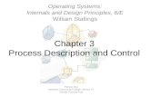 Chapter 3 Process Description and Control Operating Systems: Internals and Design Principles, 6/E William Stallings Patricia Roy Manatee Community College,