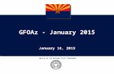 O FFICE OF THE A RIZONA S TATE T REASURER January 16, 2015 GFOAz - January 2015.