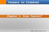 Chapter 1: Know Yourself 1 Careers in Criminal Justice Sage Publications Inc.