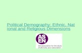 Political Demography: Ethnic, National and Religious DimensionsPolitical Demography: Ethnic, National and Religious Dimensions.