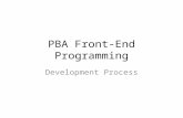 PBA Front-End Programming Development Process. Web Development Process Where do websites come from…?