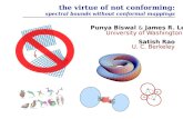 The virtue of not conforming: spectral bounds without conformal mappings Punya Biswal & James R. Lee University of Washington Satish Rao U. C. Berkeley.