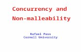 Rafael Pass Cornell University Concurrency and Non-malleability.