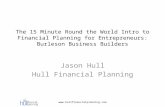 The 15 Minute Round the World Intro to Financial Planning for Entrepreneurs: Burleson Business Builders Jason Hull Hull Financial Planning .
