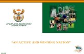 SRSA “AN ACTIVE AND WINNING NATION”. SRSA PROGRAMME 2: FUNDING, POLICY AND LIAISON.